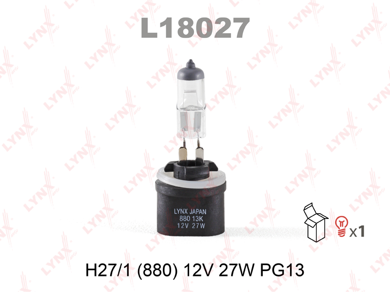 Лампа галогеновая "LYNX" H27 W/1 L18027