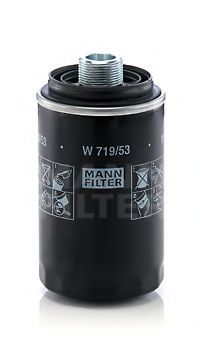Фильтр масляный W719/53 "MANN" 06J115403R