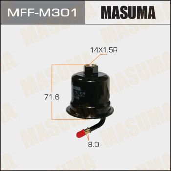 Фильтр топливный MFF-M301 "MASUMA" MR161986 JN7009