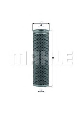 Фильтр масляный OX147D "Mahle Original" OM591 HU736x A1201800009