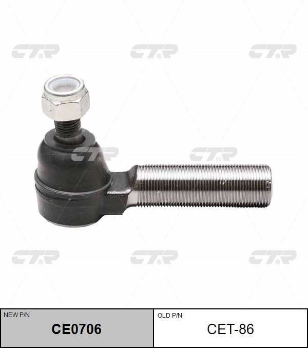 CET86 Наконечник рулевой "CTR" 45047-69067 TA1702 SE2951L