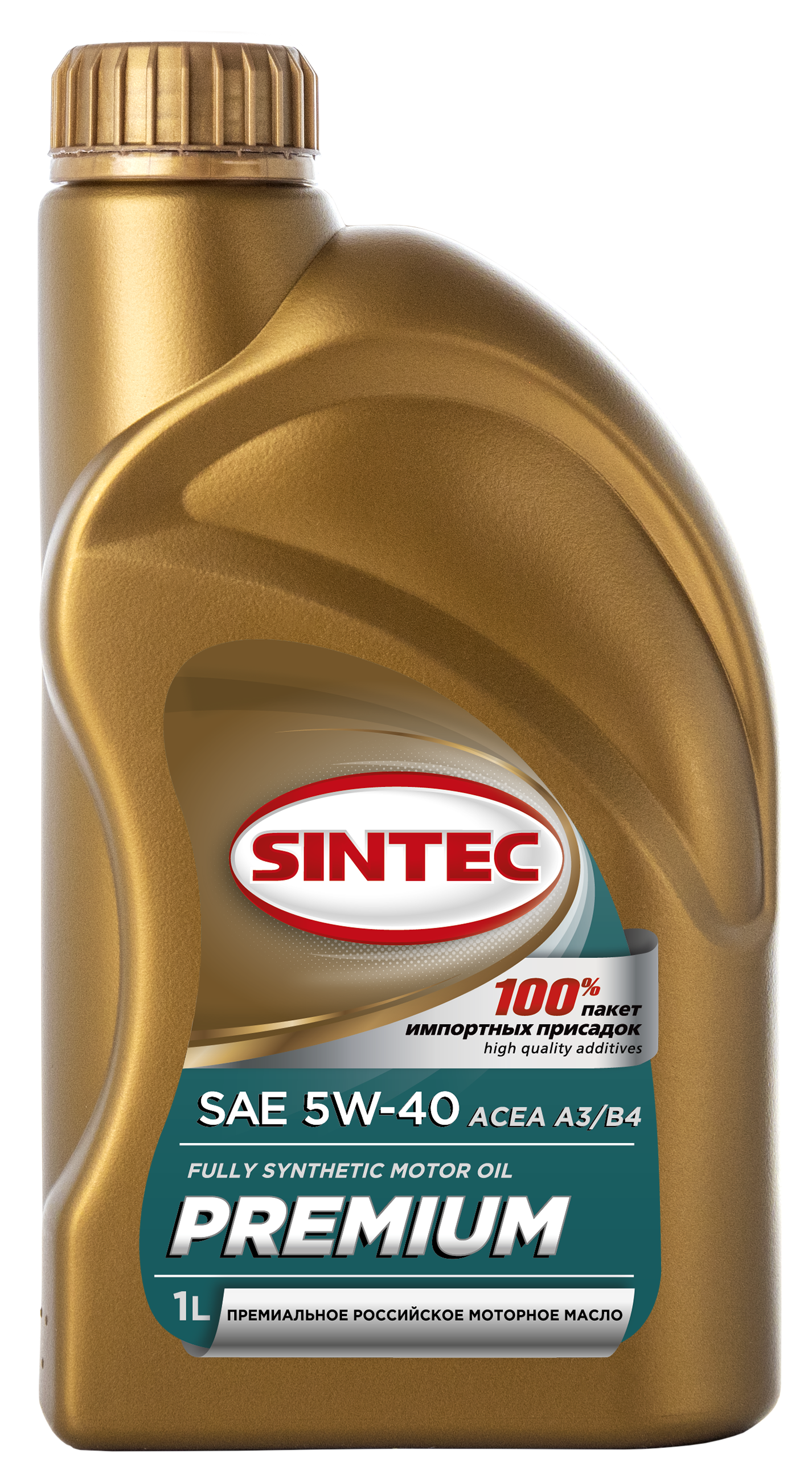 Масло моторное "SINTEC" PREMIUM 5W40 API A3/B4 1л (801970)