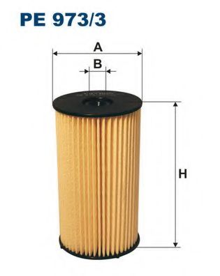 Фильтр топливный PE973/3 "Filtron" PU825X 3C0127434