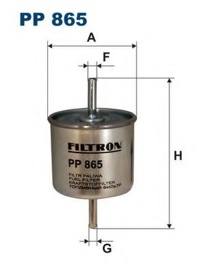 Фильтр топливный PP865 "Filtron" WK79 FS17380 1022150 1094371