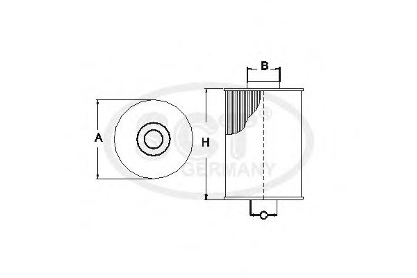 Фильтр топливный SC7063P "SCT" PF3954 7L0919679 7L8919679