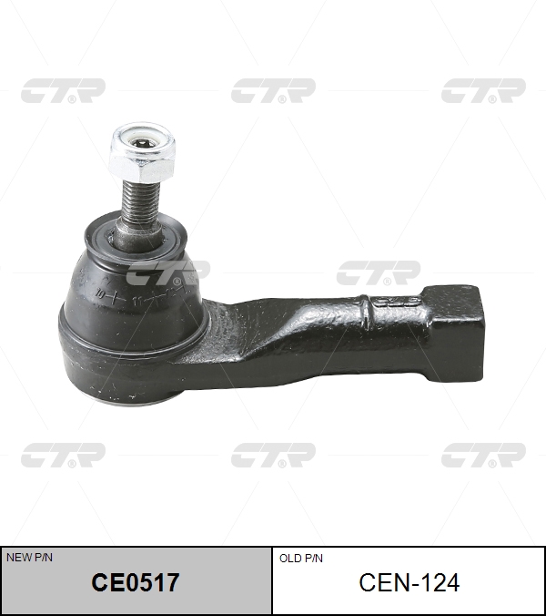 CEN124 Наконечник рулевой "CTR" SEN081R TA1790 48520-AX602