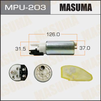 MPU-203 Бензонасос "MASUMA" (QASHQAI MR20DE J10 07-/X-TRAIL T31) 17040-AX000 17040-9U01B 17040-JD01D 17042-00Q0N