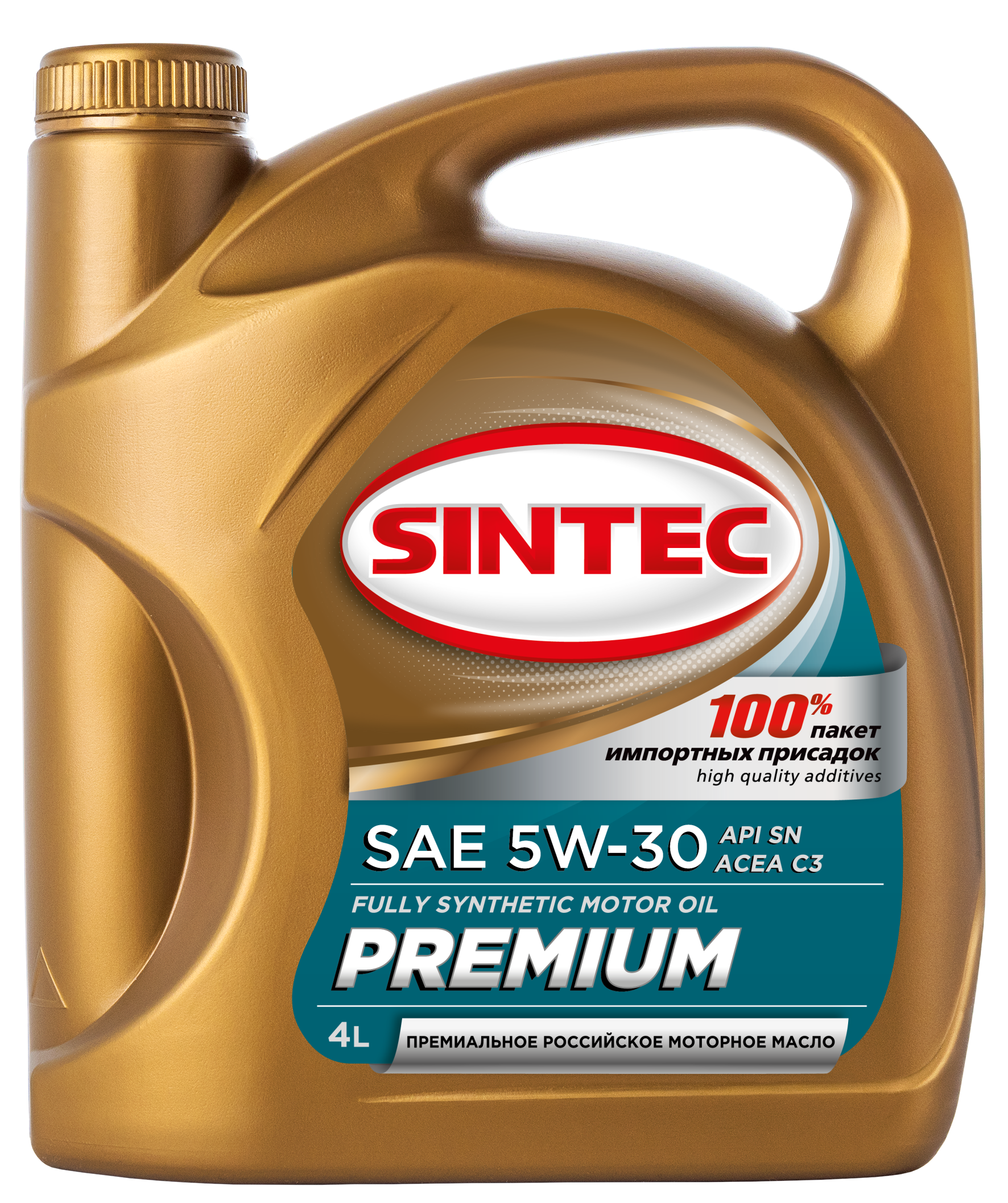 Масло моторное "SINTEC" PREMIUM 5W30 API SN/C3 4л (900376)