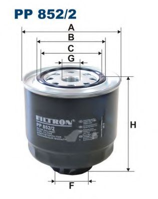 Фильтр топливный PP852/2 "Filtron" FC-1018 1770A012 1770A374