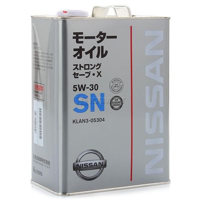 Масло моторное "NISSAN" 5W30 STRONG SAVE X 4L KLAN-505304