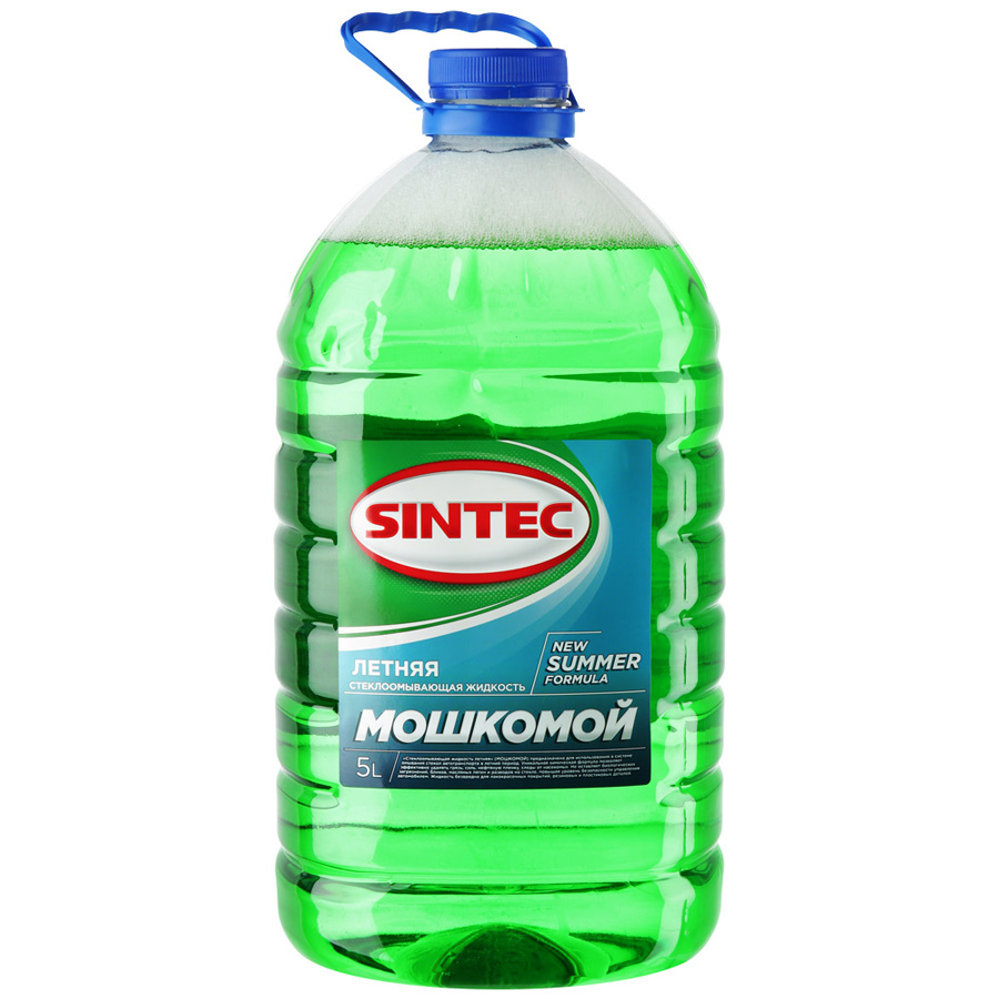 Жидкость для стеклоомывателя Мошкомой "SINTEC" 5л (900656)