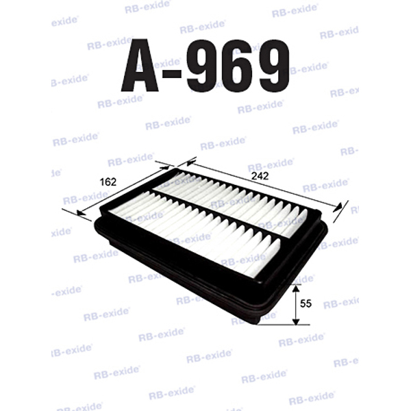 Фильтр воздушный A-969 "JS Asakashi" 13780-81AU0