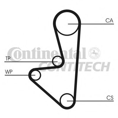 CT1067 Ремень ГРМ "Contitech" 5575XS 9631203080 1987949587 0816.F2