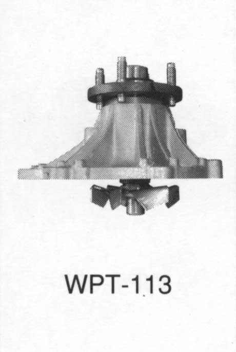 Помпа водяная WPT-113 "AISIN" (1KZTE 1KDFTV) GWT-116A, T-125, 16110-69045, 16100-69355